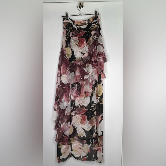 MISA Los Angeles Franca Skirt in Flora Tropical Mix (XXS) - Picture 3 of 11